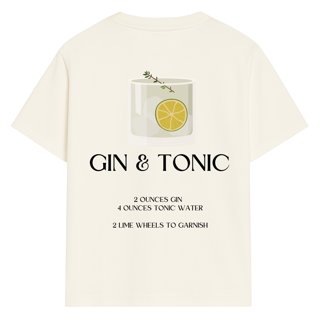 GIN & TONIC - OVERSIZED SHIRT