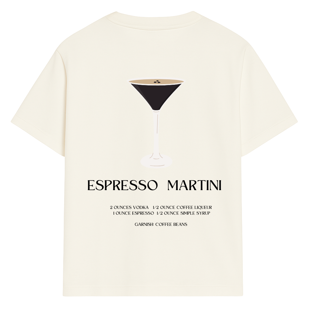ESPRESSO MARTINI - OVERSIZED SHIRT