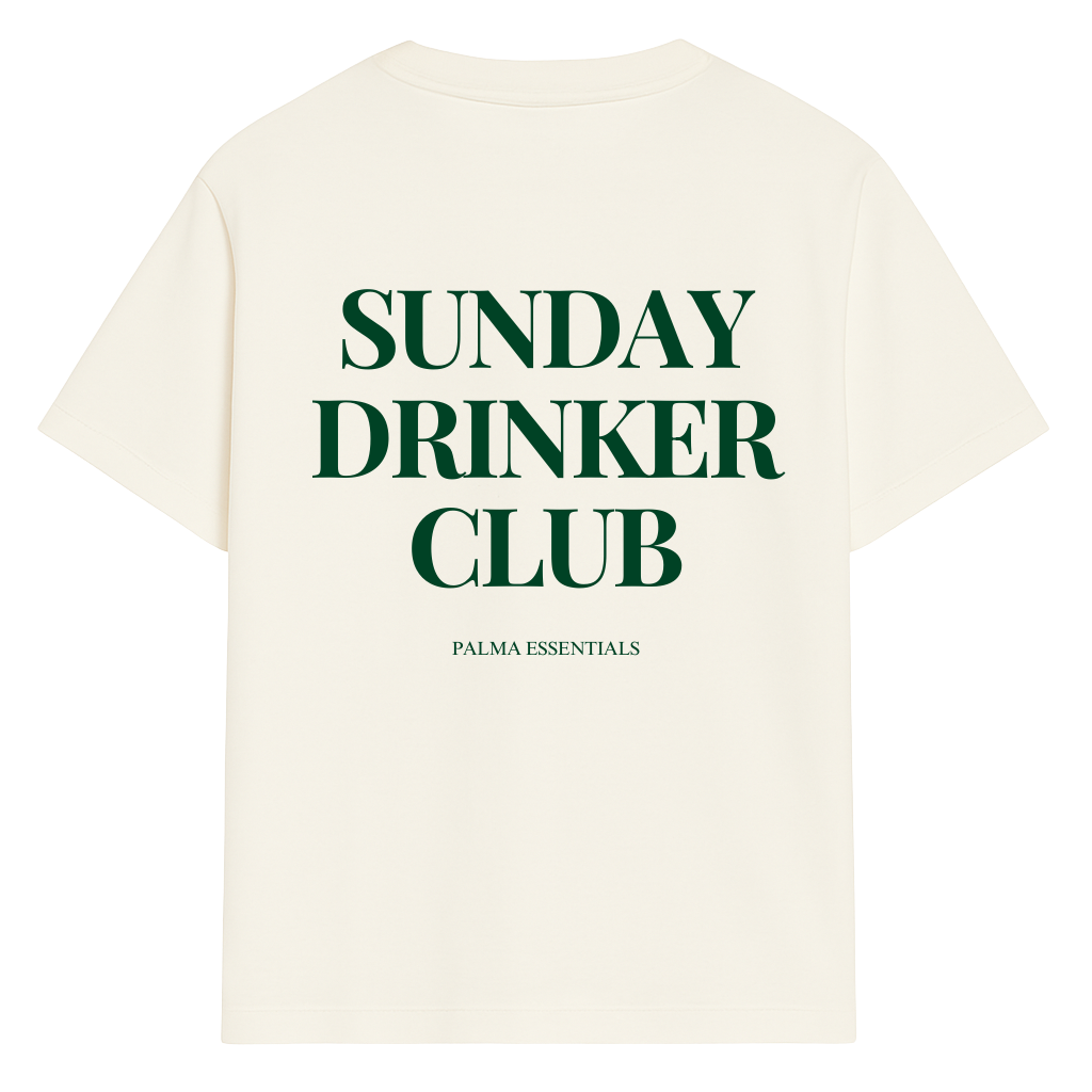 SUNDAY DRINKER - OVERSIZED SHIRT