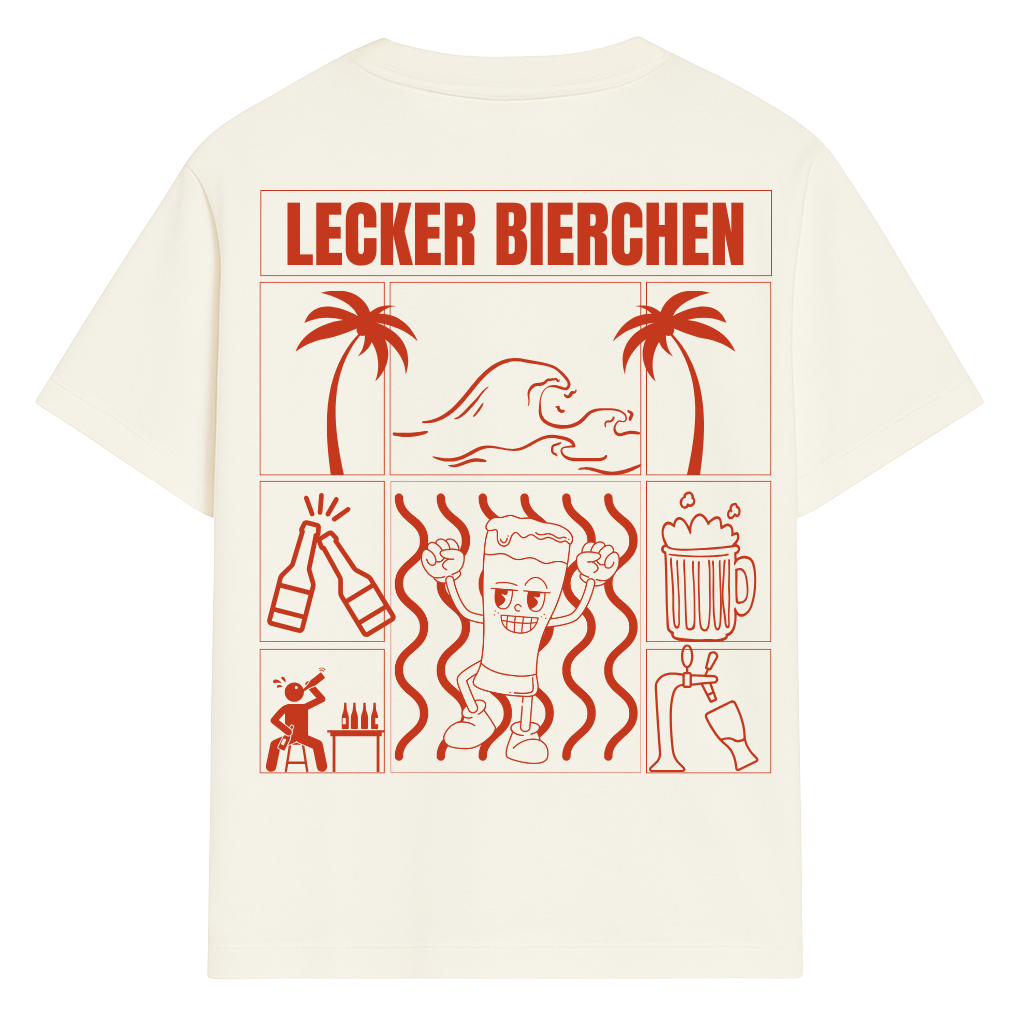 LECKER BIERCHEN - OVERSIZED SHIRT